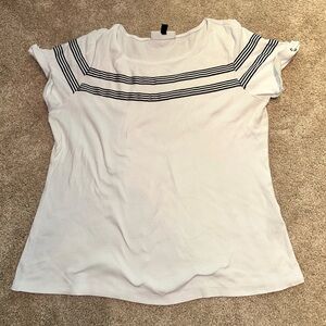 Karen Scott Cap Sleeve T-Shirt. Size XL